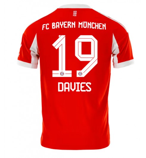Bayern Munich Alphonso Davies #19 Domácí Dres 2025-26 Krátký Rukáv Bayern Munich Alphonso Davies #19 Domácí Dres 2025-26 Krátký Rukáv